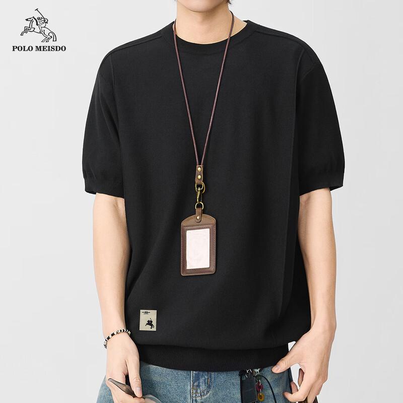 POLOMEISDO Men s Short Sleeve Knit T-Shirt 2XL