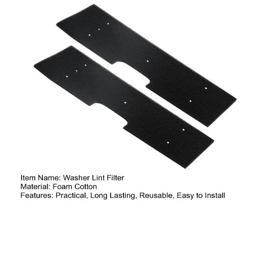 2/4Pcs Washer Dryer Lint Filters Replacement Parts Reusable Simple Installation Universal Lint