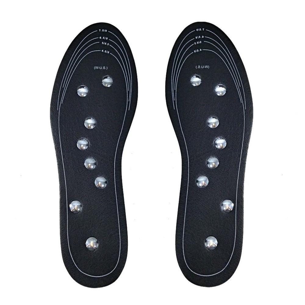 1 Pair EVA Cushioning Magnetic Insole 8 Magnet Magnetic Massage Insole  Daily Walking Work Travel