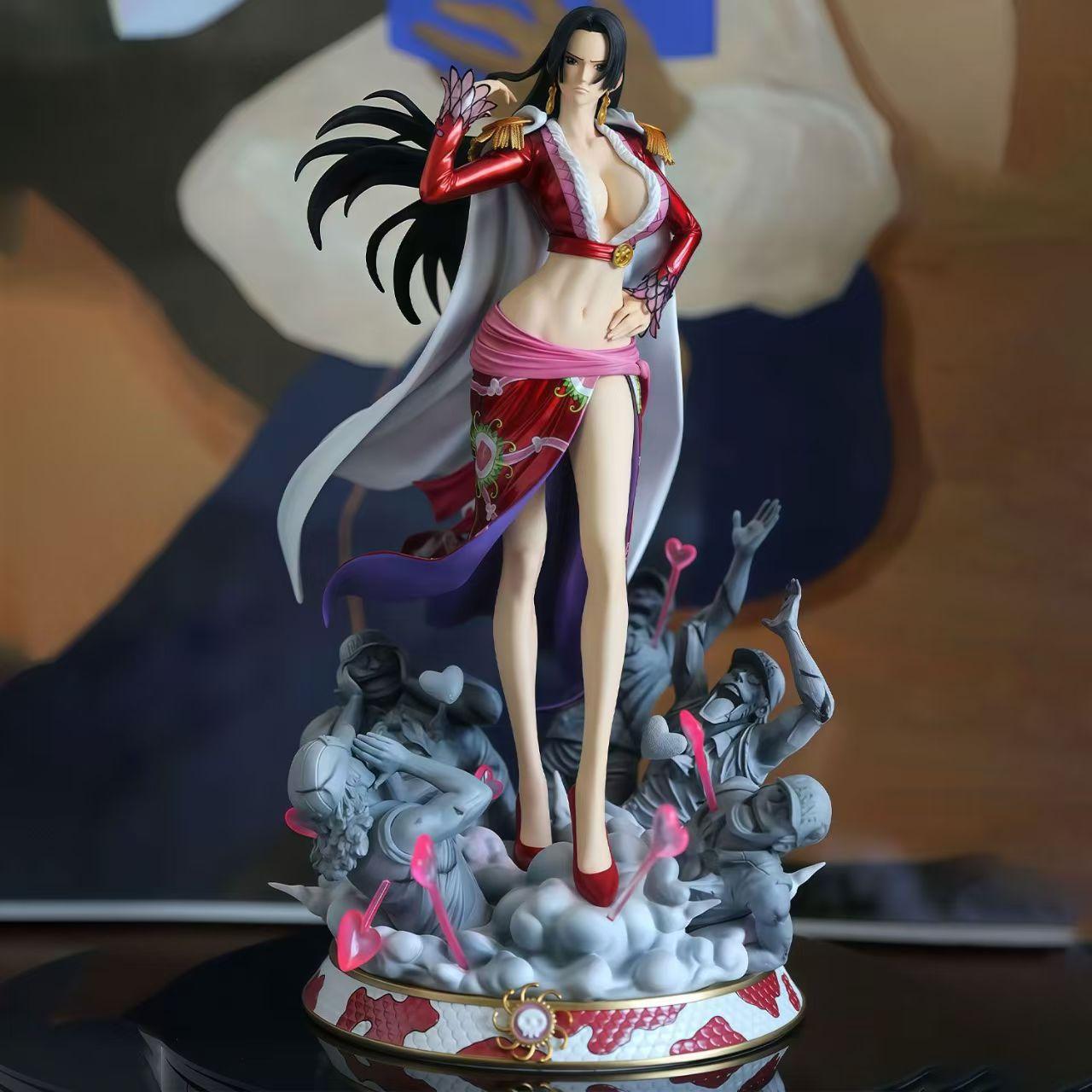 

Anime One Piece Figures 31cm Standing Mew Cheongsam Boa Hancock Gk Statue Model Action Toy Doll Decoration Birthday Gifts