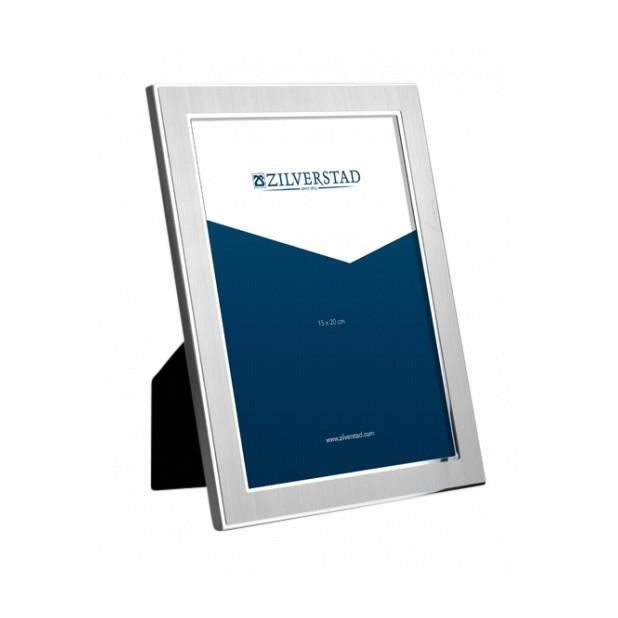 Cadre photo - zilverstad - padua - aluminium - 15x20 cm - style contemporain