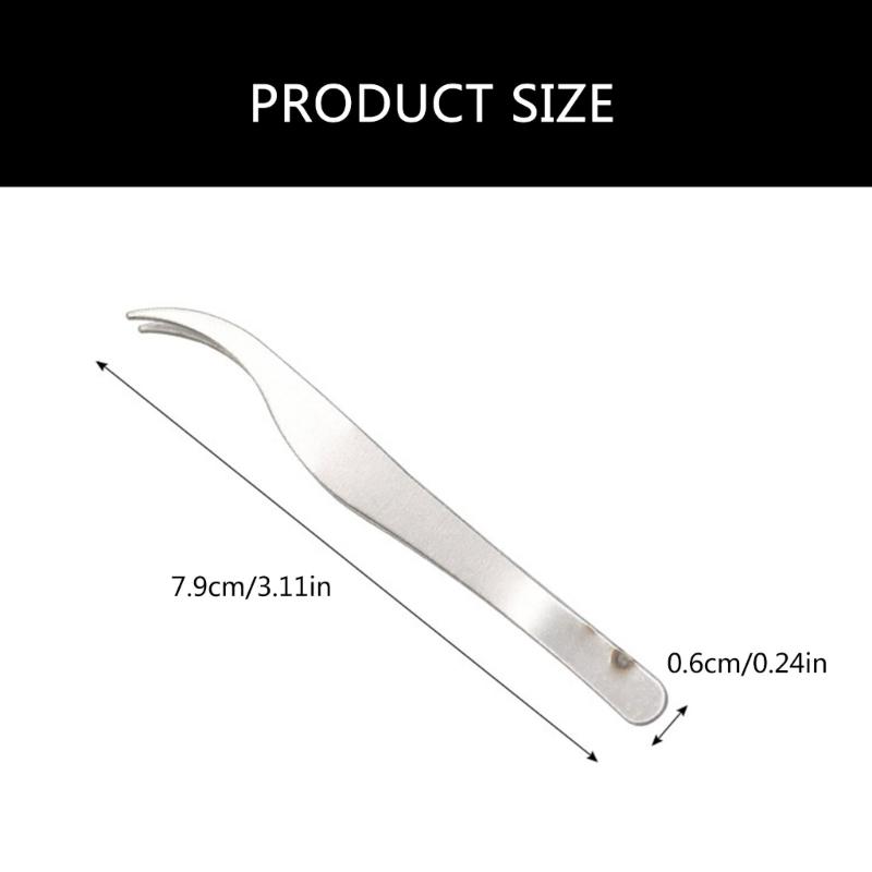 5pcs Stainless Steel Tweezers Suitable for Eyebrow Splinters Removal Grooming Comfortable Grip Professional Beauty Tool