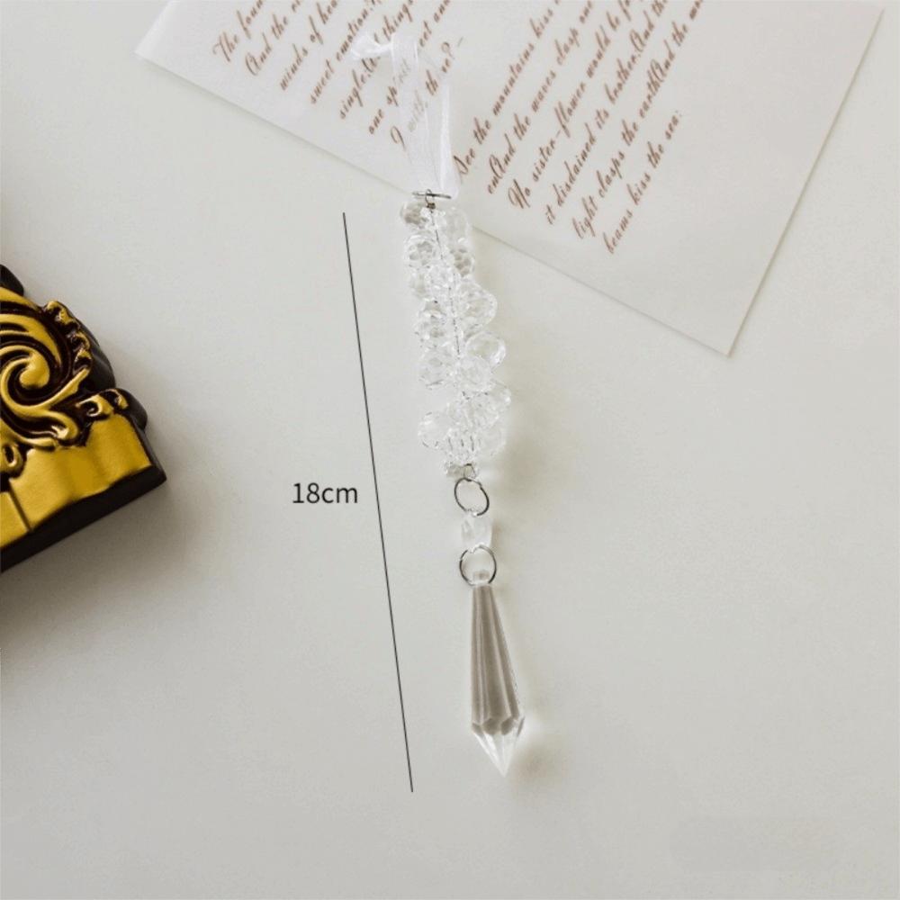 New Ice Crystal Snowflake Christmas Tree Pendant Clear Hanging Christmas Ornament Acrylic Christmas Decoration Party Supplies