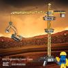 Free Shipping - Alloy Simulation Tower Crane Engineering Toy for Boys Ages 3-8