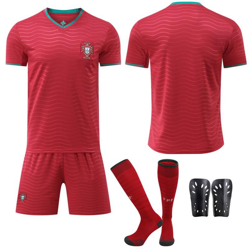 World Cup No. 7 C Ronaldo Jersey Set 8B Fee Sports Team Uniform Jota Football Portugal Home Court