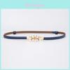Elegant Leather Belt For Women With Alloy Buckle For Dress And Blouse Styling