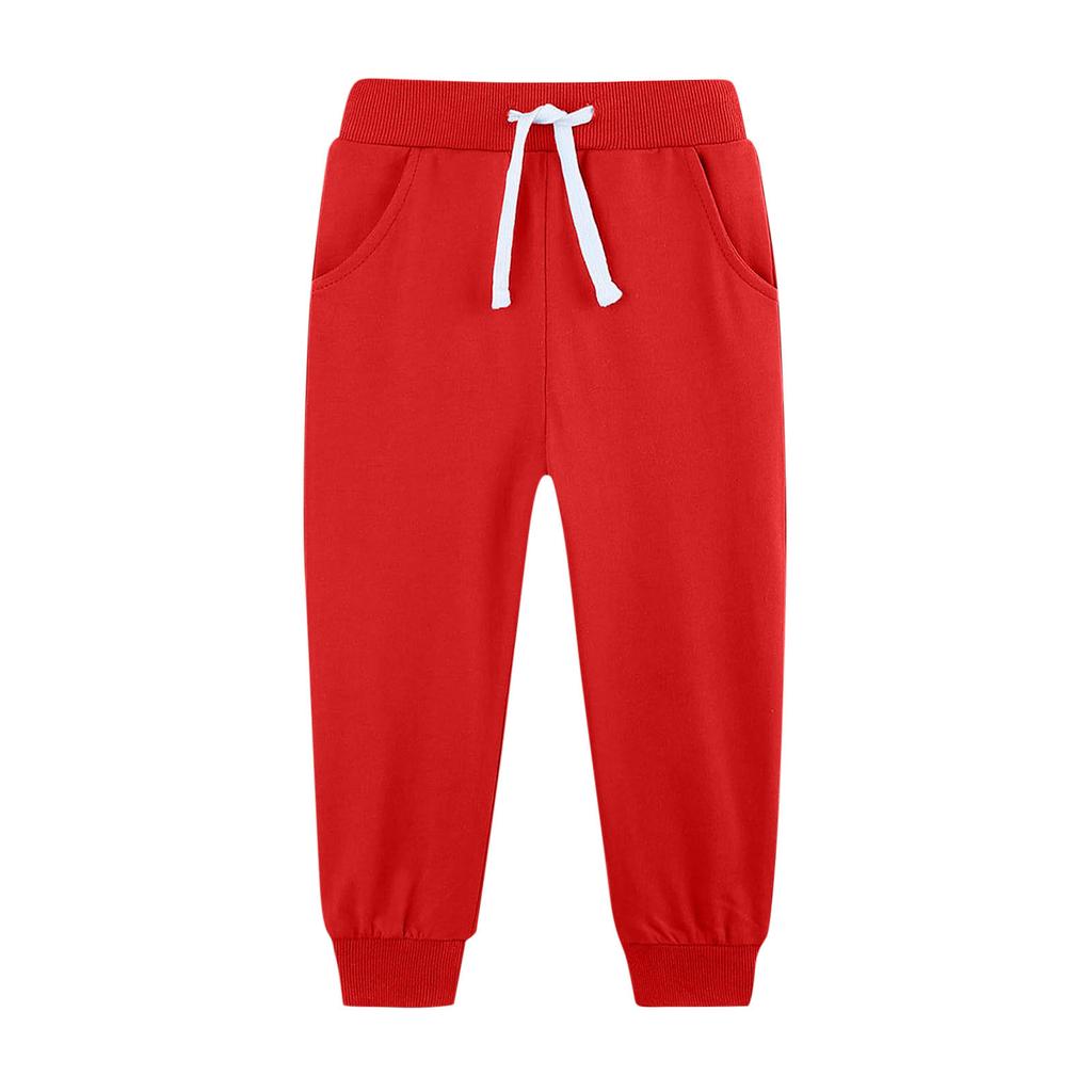 Children's Fashionable And Casual Leg Tied Multi Pocket Pants