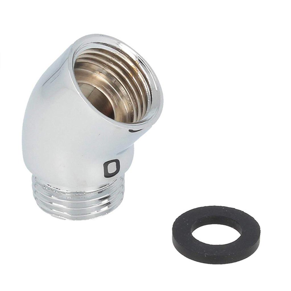 Upgrades Shower Hose Elbow Connector 145 Degree Pipe Adapter Shower Arm Extension Adapter for Extended Reach in Bath