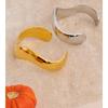 60mm Smooth Stainless Steel Minimalist Cuff Open Bracelet Bangle Plated Statement Jewelry