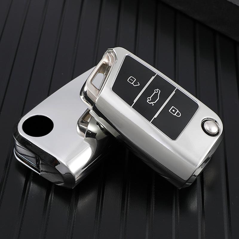 Husa pentru chei de masina pentru Volkswagen VW Polo Golf 7 MK7 Tiguan passat pentru Skoda Octavia Kodiaq Karoq pentru Seat Ateca Leon geanta pentru chei