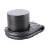 Portable Leather Chalk Bag Chalk Clip 3-Layer Pool Cue Chalk Holder with Magnetic Belt Clip Snooker Tool Accessory