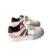 Women's shoes retro Dexun shoes 2025 autumn new contrasting colors fashionable splicing trendy board shoes versatile breathable casual shoes women