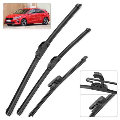 For KIA Cee'd Ceed XCeed CD 2018-2025 2019 2020 Wiper Front & Rear Wiper Blades Windshield Windscreen Window Brushes 26"+16"+12"
