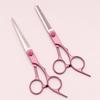 Hair Cutting Scissors 6" Japan Stainless Steel Hairdressing Scissors Thinning Shears Hair Scissors Set Styling Tool