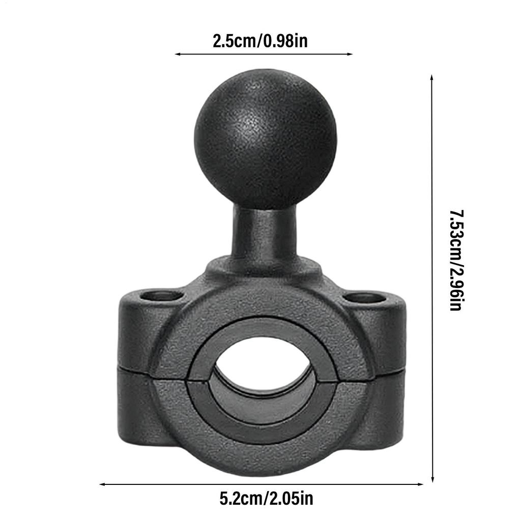 19-23mm Feste Kugelkopfhalterung Rutschfeste Verstellbare Winkelhalterung 1 Zoll Metall Kamera Halter Ring Kugelkopf Halterung Basis