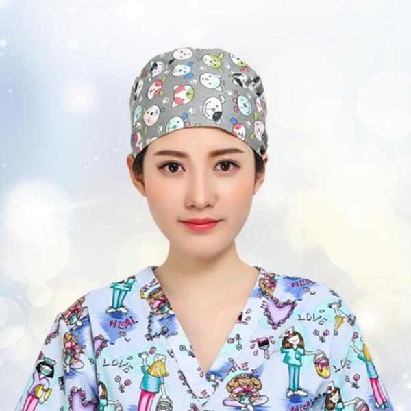 Buy 1pc Surgical Cap Soft Dog Print 