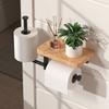 Tiered Design Toilet Paper Holder No-drill Tissue Holder Roll Paper Holder  Bathroom