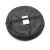Folding Mini Car Trash Can - Spiral Design, Hanging Cloth Storage Bin