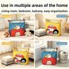 Fabric Foldable Storage Basket Waterproof Miscellaneous Storage Bag  Home Organization