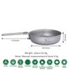 Boundless Voyage Titanium Kitchen Frying Pan Skillet Griddle with Folding Handle Noodles Bowl Rice Tableware 5inch