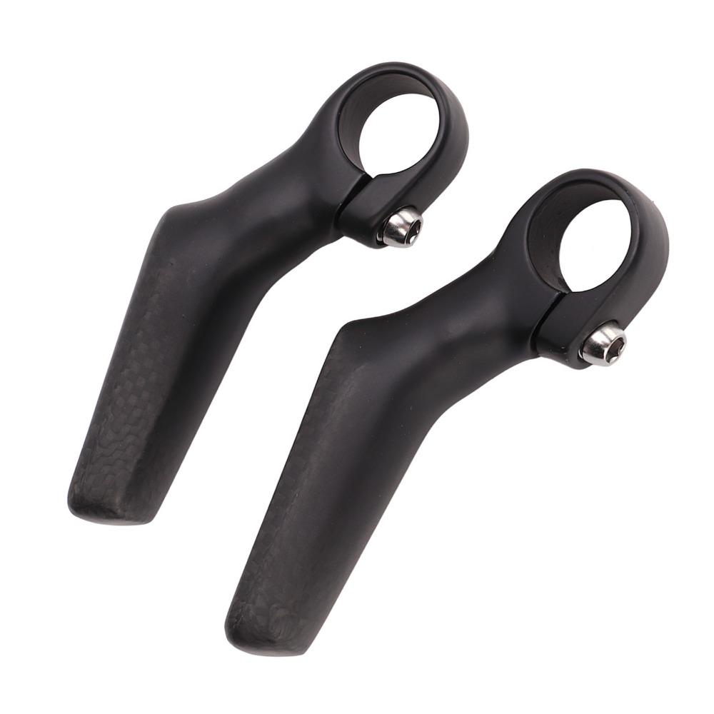1 Pair Ergonomic Mountain Bike Bar Ends L Shape Bike Bar Ends  Handlebar Grip Extension
