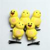 Flocked Little Yellow Duck Hair Clip - Cartoon Spring Clip Toy for Kids