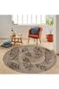 Rovigo Home Washable Round Printed Carpet RHM7067-SD352