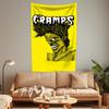 Rock Band CCramps Tapestry Music Poster Wall Hanging Bedroom Dorm Decor Party Or Concert Background Cloth Friend Gift