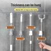 No-Drill Wall-Mounted Mop & Broom Holder Clip