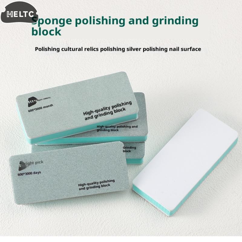 1/5/10Pcs Multifunctional Reusable Hand Sander Blocks Double Sided Sanding Sponge 600x3000 Grit For Watch Case Strap Polishing