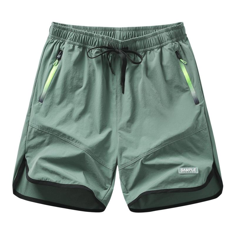 

Шорты для спорта и отдыха для мужчин, пляжные шорты для мужчин, быстросохнущие эластичные шорты Ice Silk Five Point Shorts XXXXL