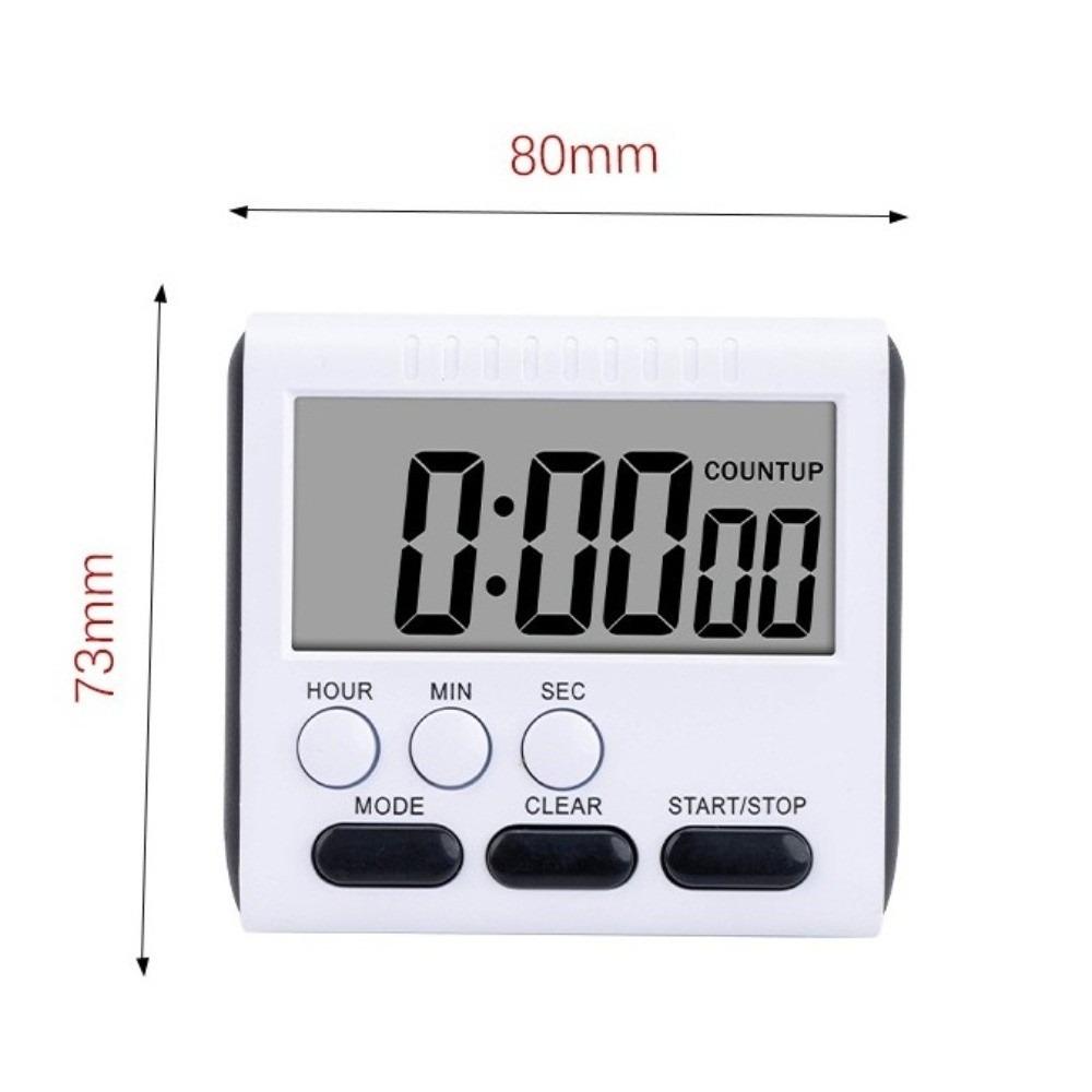 New Magnetic Kitchen Timer Back Bracket Large Display LCD Digital Timer Hangable Multifuntion Alarm Clock Kitchen Use