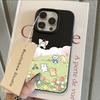 HOT Ins Korean Puppy Cool Lichee Leather Pattern Phone Case For Samsung S26 S25 S24 S23 S22 S21 S20 S10 Plus FE Ultra 4G 5G
