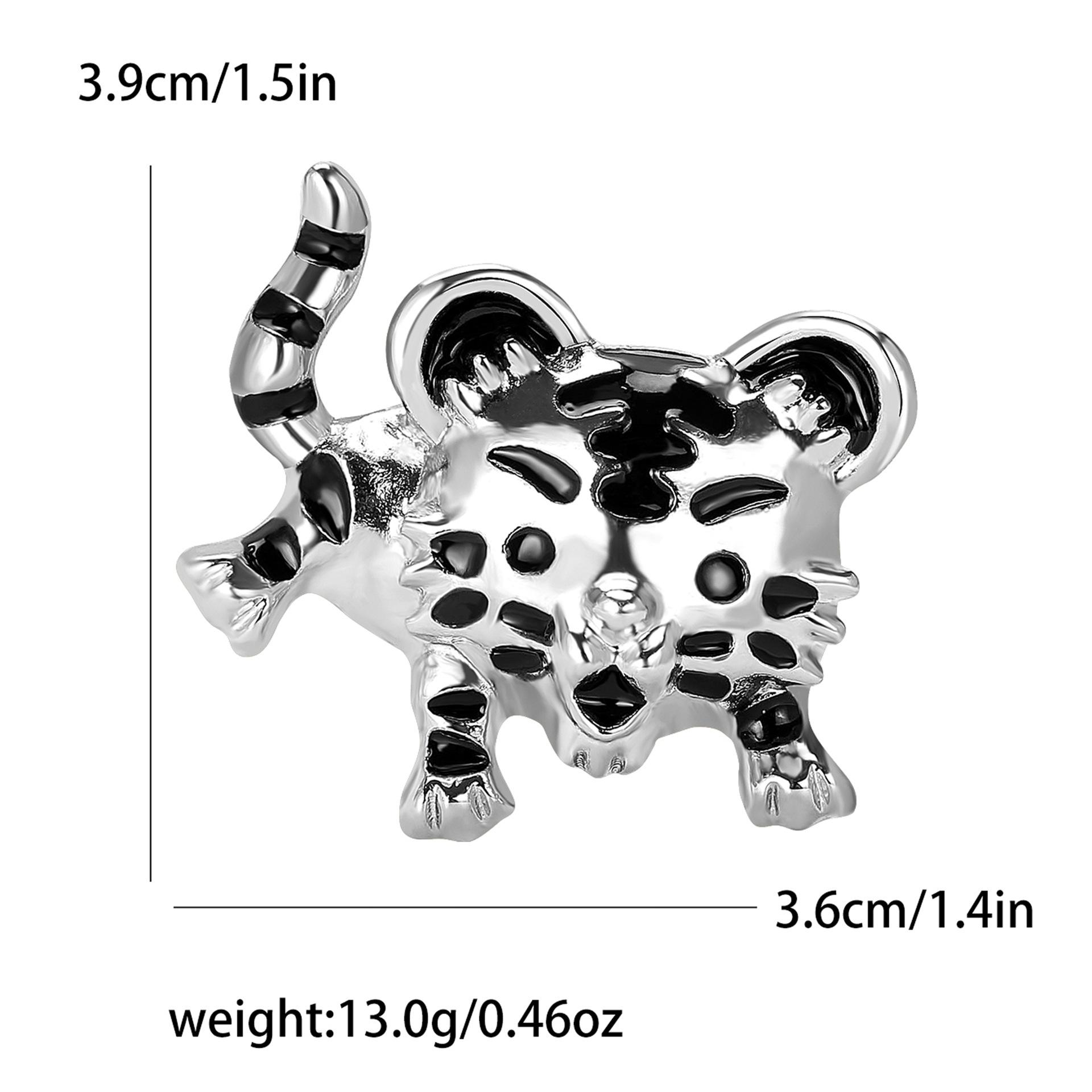

Персонализированная брошь тигра из эмали из сплава, модная универсальная булавка для украшения мужского и женского костюма, пальто, корсажа