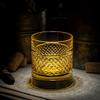 Handcrafted Edo Kiriko Starburst Whiskey Glass Lead-Free Crystal Tumbler 200ml Modern Minimalist Barware