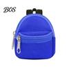 Keychain Accessory Mini Backpack Coin Purse, Scratch Resistant Zippered Compartment Bag, Waterproof Oxford Cloth Earphone Case Holder