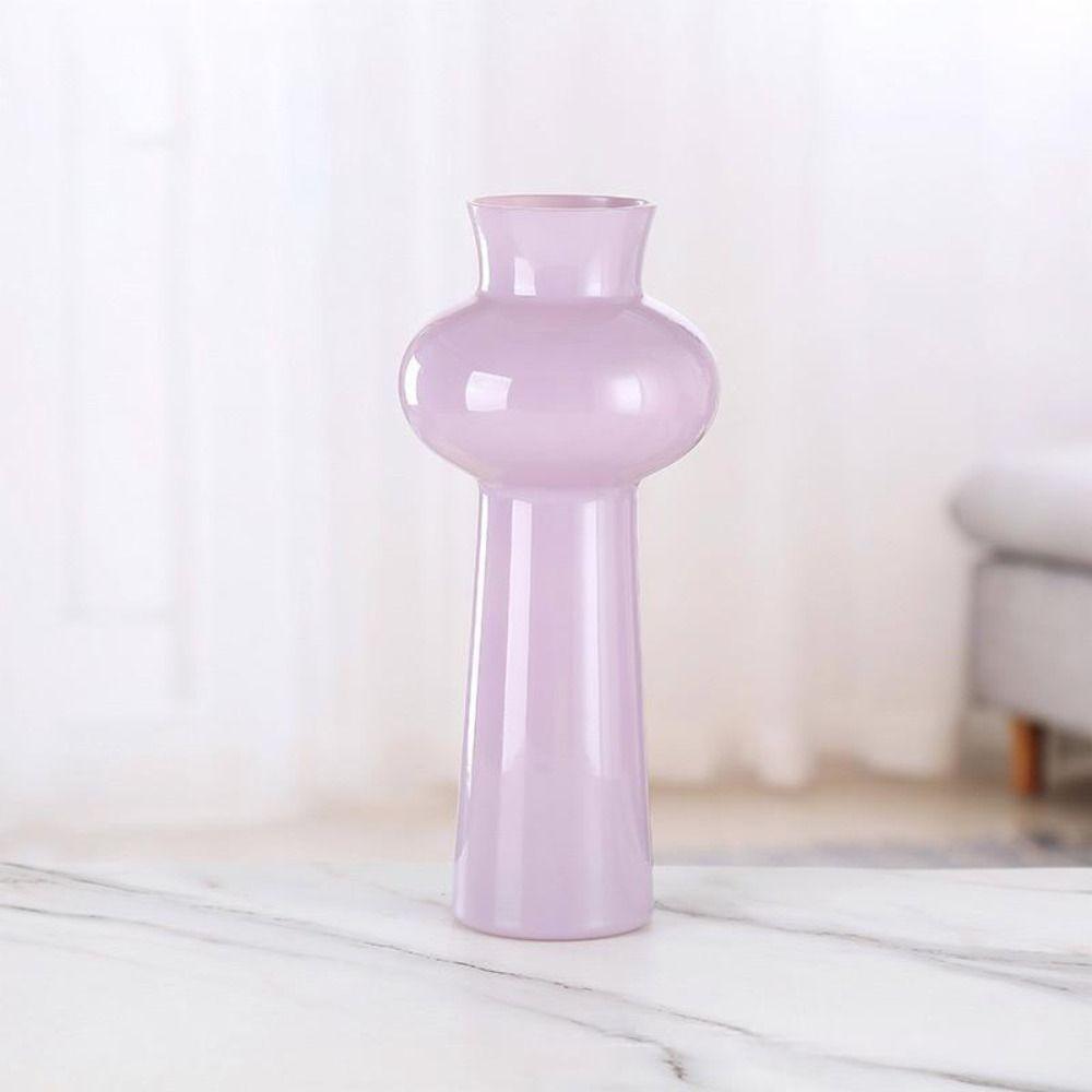 French Style Glass Vase Creative Flower Arrangement Container Table Ornament Home Decorative