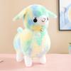 New colorful lamb doll plush toy cute alpaca doll throw pillow children's birthday gift grab machine doll