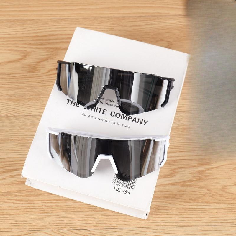 2/3/4/7/8pcs Oversized Rimless Baseball Sunglasses, Lightweight Frame, Perfect for Halloween & Christmas Gifts