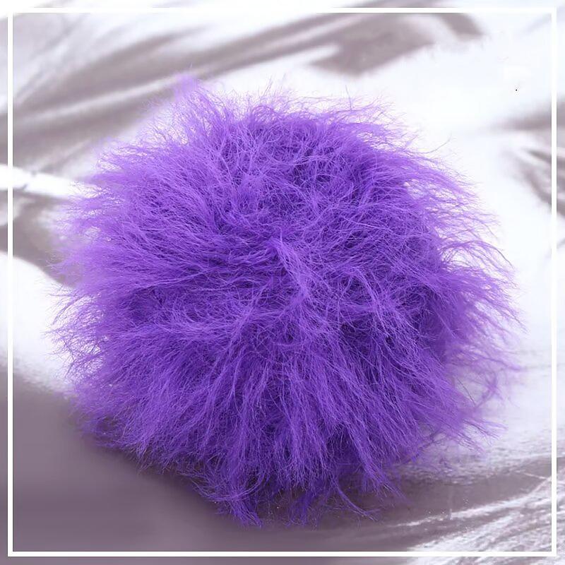 

1PC Feather Scarf Nylon Sweater Thread Ball DIY Knitting Hat Handmade Doll Long Thread 200M