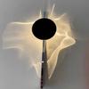 Corrugated LED Wall Lamp Rotatable Wall Light Creative Atmosphere Wall Sconces Living Room Bedroom Stairs Wall Decor Wall Light