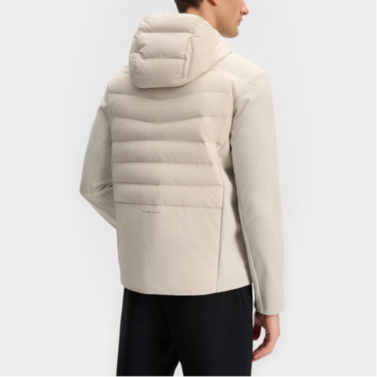 Men's Jacket FILA Fitness Down Jacket Men's Milk Tea
