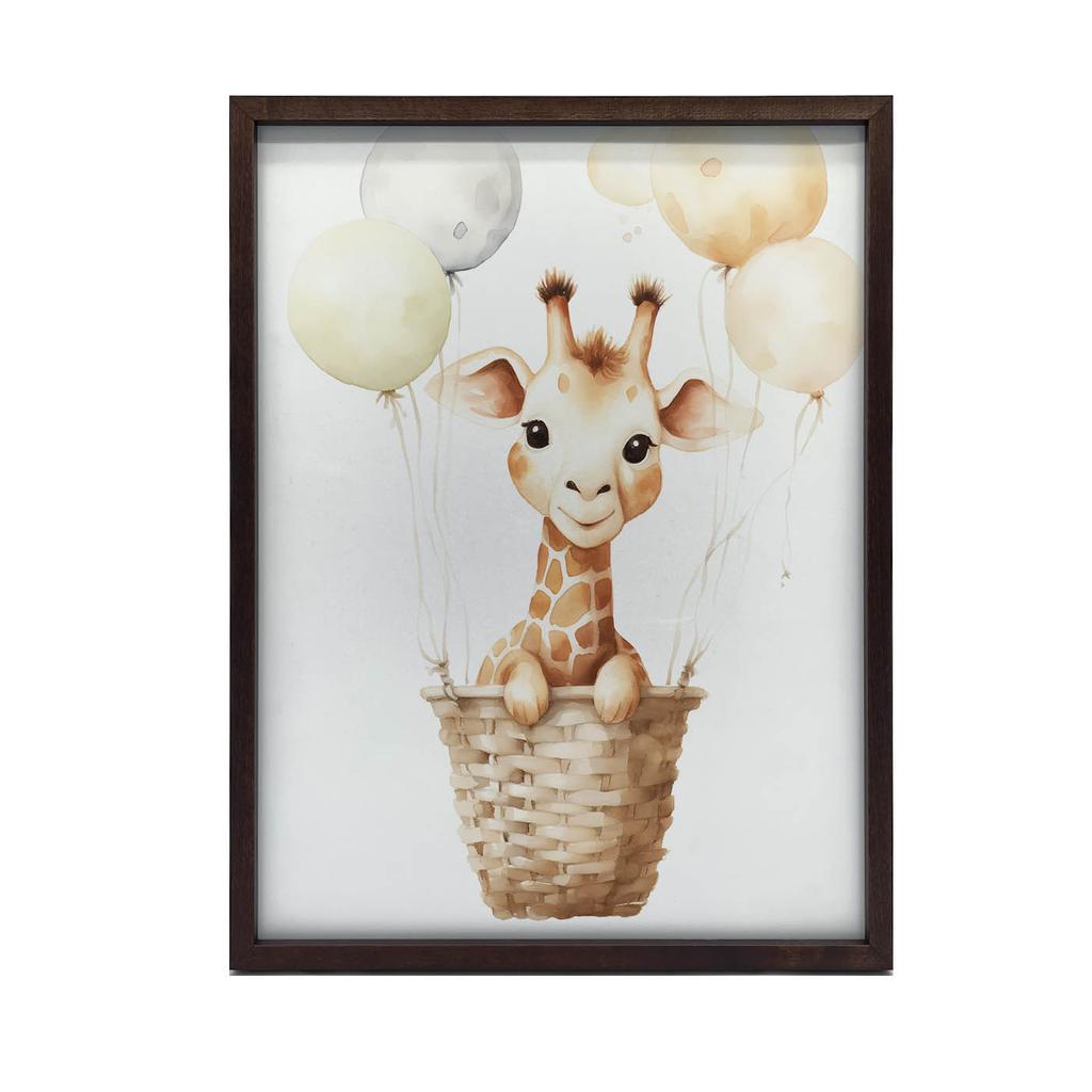 Happy Giraffe's Journey Happy Giraffe's Journey, 70X100 Cm, Frameless, Matte Paper 230 Gsm