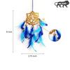 Ловец снов для автомобиля Ганеша, Dream Сatcher Ganesha (Blue-Light Blue),  Duli
