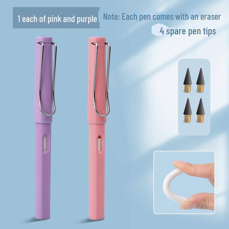 Non-toxic, No-sharpen, Infinite-writing Student Pencil, Erasable and Permanent.