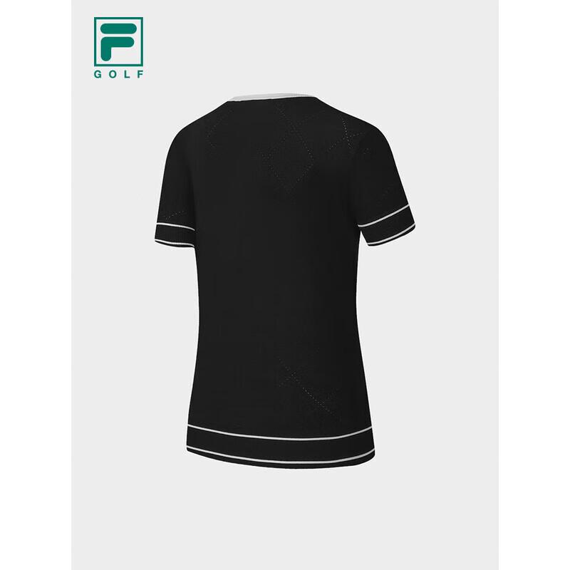 FILA Women's Golf Knit Short Sleeve Sweater