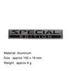 Aluminium Special Edition Logo Emblem Sticker Car Interior Exterior Decoration Decal Motorcycle Accessories