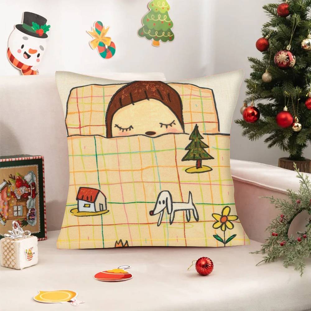 Pillowcases cushion covers living room sofas home decor gifts Anime Y-Yoshitomos Art bad kids
