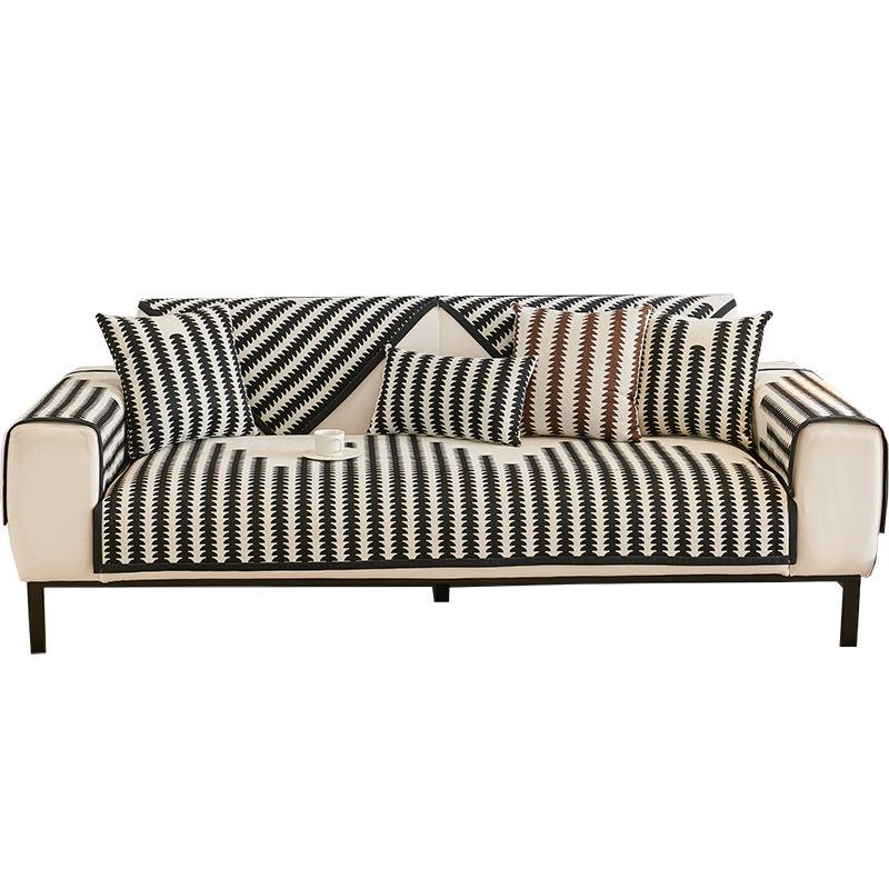 Chenille Sofa Cushion Nordic High-Grade Four Seasons Universal Seat Cushion Non-Slip Leather Light Luxury Cover Simple New Cover Cloth