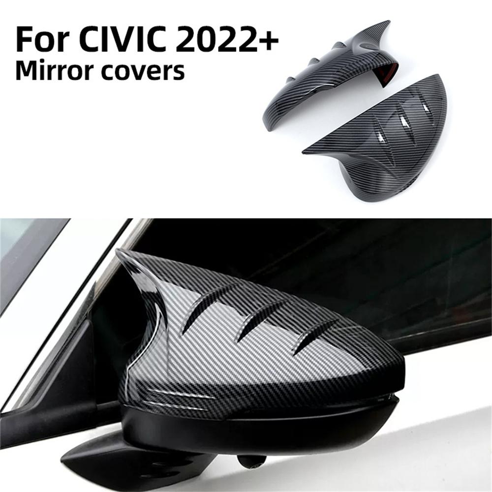 2 Pezzi Per Honda Civic 2022-2025 Copertura Trim Specchietto Retrovisore Laterale Auto con Segnale